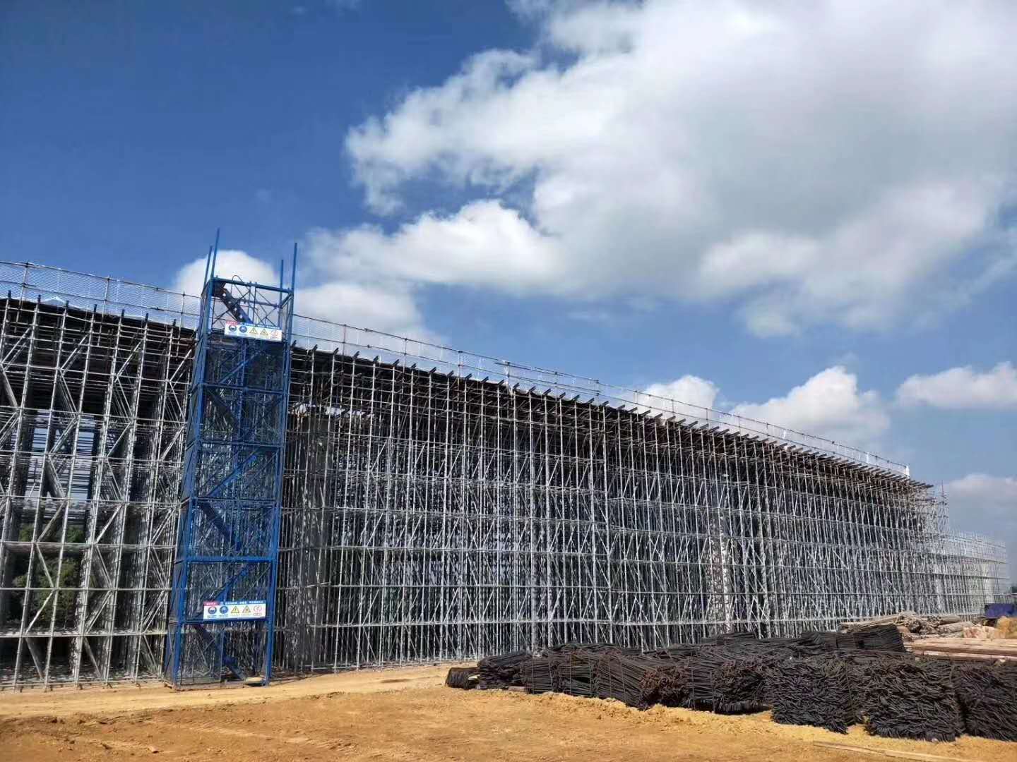盘扣脚手架搭建周期短，经济效益好！